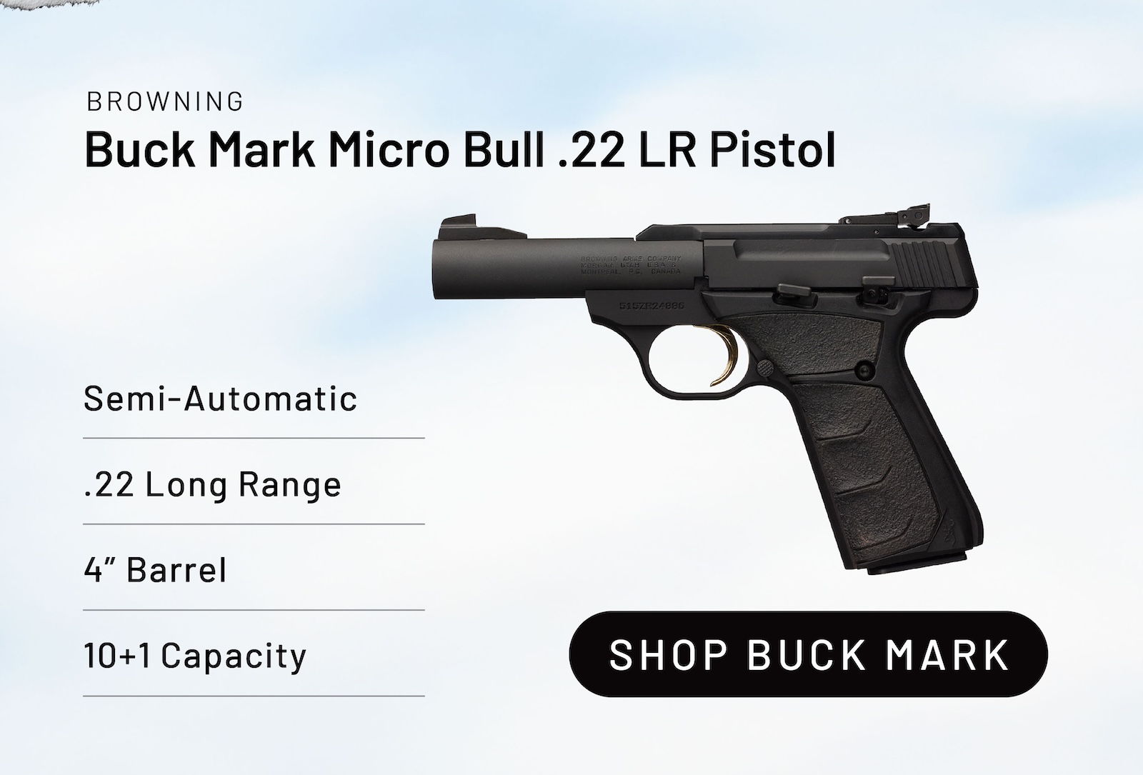 Browning Buck Mark Bull .22 Pistol